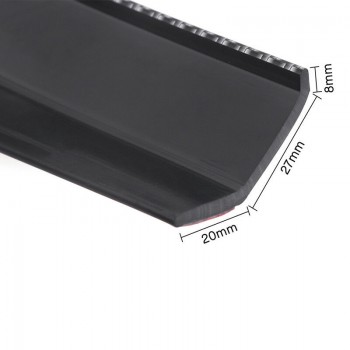 2.5 M UNIVERSALI PROTEZIONE PARAURTI LABBRO SPLITTER FINTA FIBRA DI CARBONIO PVC