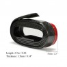 2.5 M UNIVERSALI PROTEZIONE PARAURTI LABBRO SPLITTER FINTA FIBRA DI CARBONIO PVC