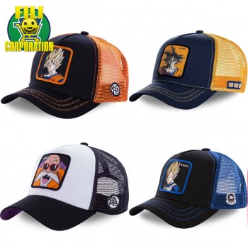 CAPPELLO DRAGON BALL Z CAPSLAB TRUCKER CAP GOKU VEGETA SUPER SAYAN GENIO