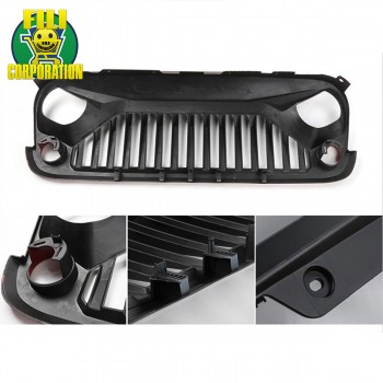 GRIGLIA ANTERIORE JEEP WRANGLER JK RUBICON JK 07-17 MASCHERINA 4X4 OFF ROAD ABS