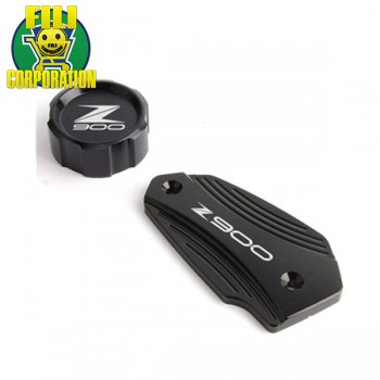 KIT 2 PZ COVER PUIG TAPPO SERBATOIO FLUIDO FRENO KAWASAKI Z900 Z 900 17-19 TAPPI