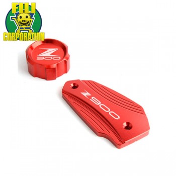 KIT 2 PZ COVER PUIG TAPPO SERBATOIO FLUIDO FRENO KAWASAKI Z900 Z 900 17-19 TAPPI