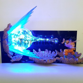 SON GOKU KAMEHAMEHA DRAGON BALL Z ACTION FIGURE LED NIGHT LIGHT DBZ LAMPADA NOTTE