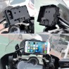SUPPORTO SMARTPHONE NAVIGATORE BMW R1200GS STAFFA MOTO CELLULARE CARICATORE USB 800GS ETC