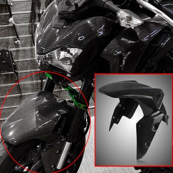 KAWASAKI Z900 Z 900 PARAFANGO ANTERIORE VERA FIBRA CARBONIO RACING 2017 19