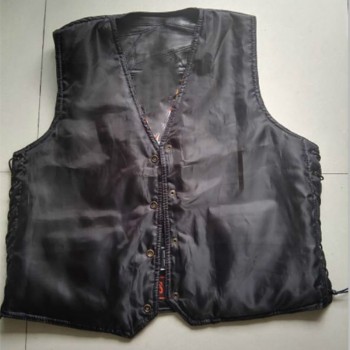 GILET ECO PELLE BIKER MOTO RIDER NEURO MOTO CLUB