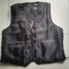 GILET ECO PELLE BIKER MOTO RIDER NEURO MOTO CLUB