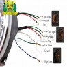 FARO MOTO ANTERIORE HARLEY HONDA GUZZI YAMAHA CUSTOM CAFE RACER LED