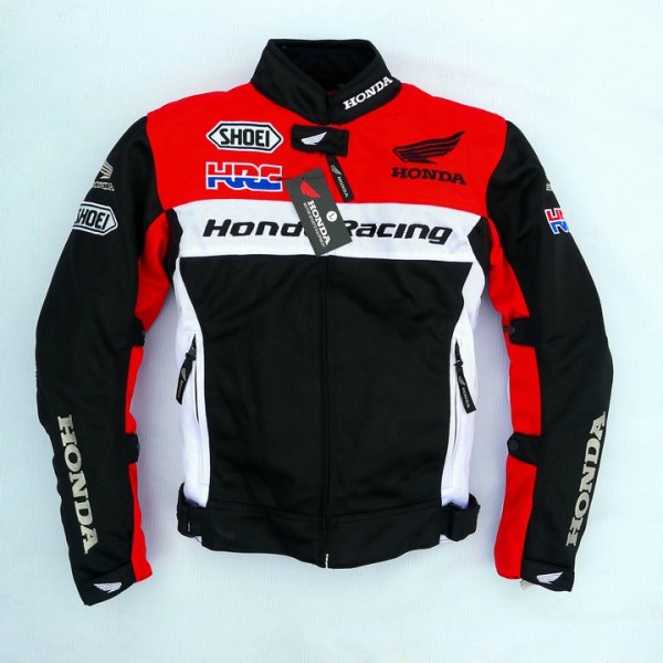 GIACCA HONDA HRC MOTO JACKET ESTIVA RICAMATA MOTOCICLISMO ANTIVENTO OFF-ROAD