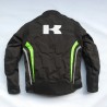 GIUBBOTTO GIACCA MOTO KAWASAKI  RACING JACKET MOTOCICLISMO ANTIVENTO OFF-ROAD