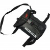 BORSELLO BORSA DA GAMBA HONDA NERO EFFETTO CARBONIO 3D MOTO ZAINO COSCIALE MARSUPIO VIAGGI RIDE