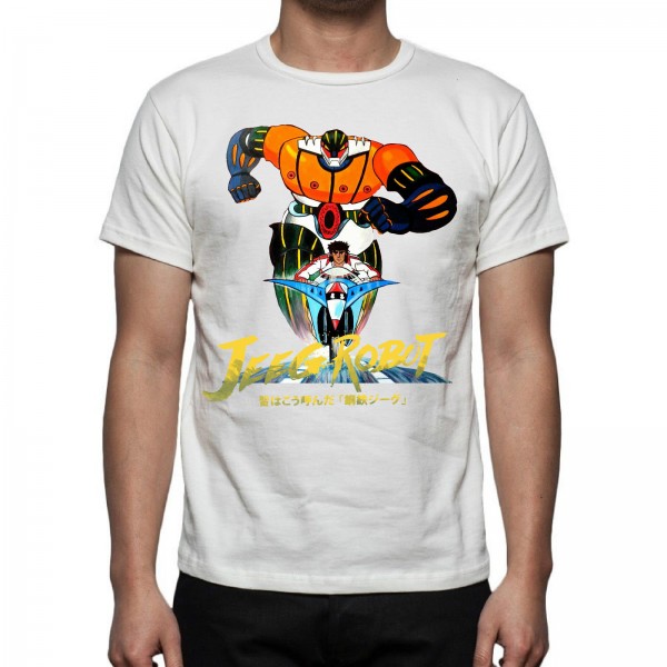 T-SHIRT JEEG ROBOT DONNA UOMO FELPA NO HAPPINESS