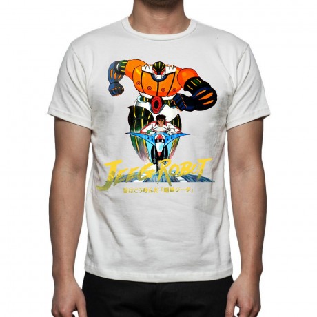 T-SHIRT JEEG ROBOT DONNA UOMO FELPA NO HAPPINESS