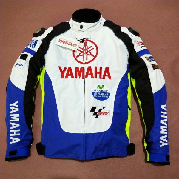 GIUBBOTTO GIACCA MOTO YAMAHA MOTO GP PROTEZIONE BIKER MOTOCICLISMO ESTIVO ANTIVENTO OFF-ROAD