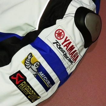 GIUBBOTTO GIACCA MOTO YAMAHA MOTO GP PROTEZIONE BIKER MOTOCICLISMO ESTIVO ANTIVENTO OFF-ROAD