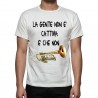 T-SHIRT DONNA LA GENTE NON E' CATTIVA E' CHE NON TROMBA UOMO FELPA