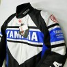 GIUBBOTTO GIACCA MOTO YAMAHA BLU ROSSA PROTEZIONE BIKER MOTOCICLISMO ESTIVO ANTIVENTO OFF-ROAD