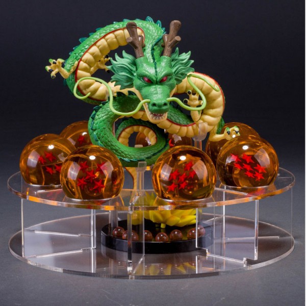 ACTION FIGURE DRAGON BALL Z SUPER SHENRON 15CM + SFERE DEL DRAGO