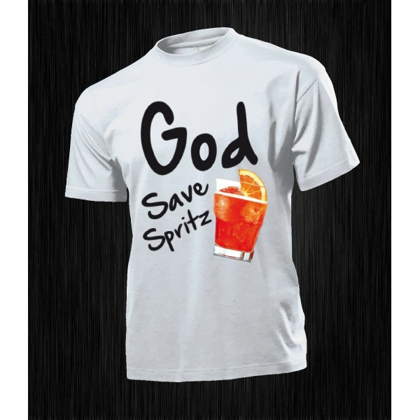T-SHIRT GOD SAVE SPRITZ COCKTAIL DONNA UOMO FELPA
