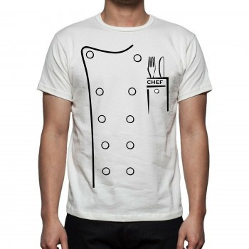T-SHIRT  FINTA DIVISA DA CHEF  CUOCO DONNA UOMO FELPA
